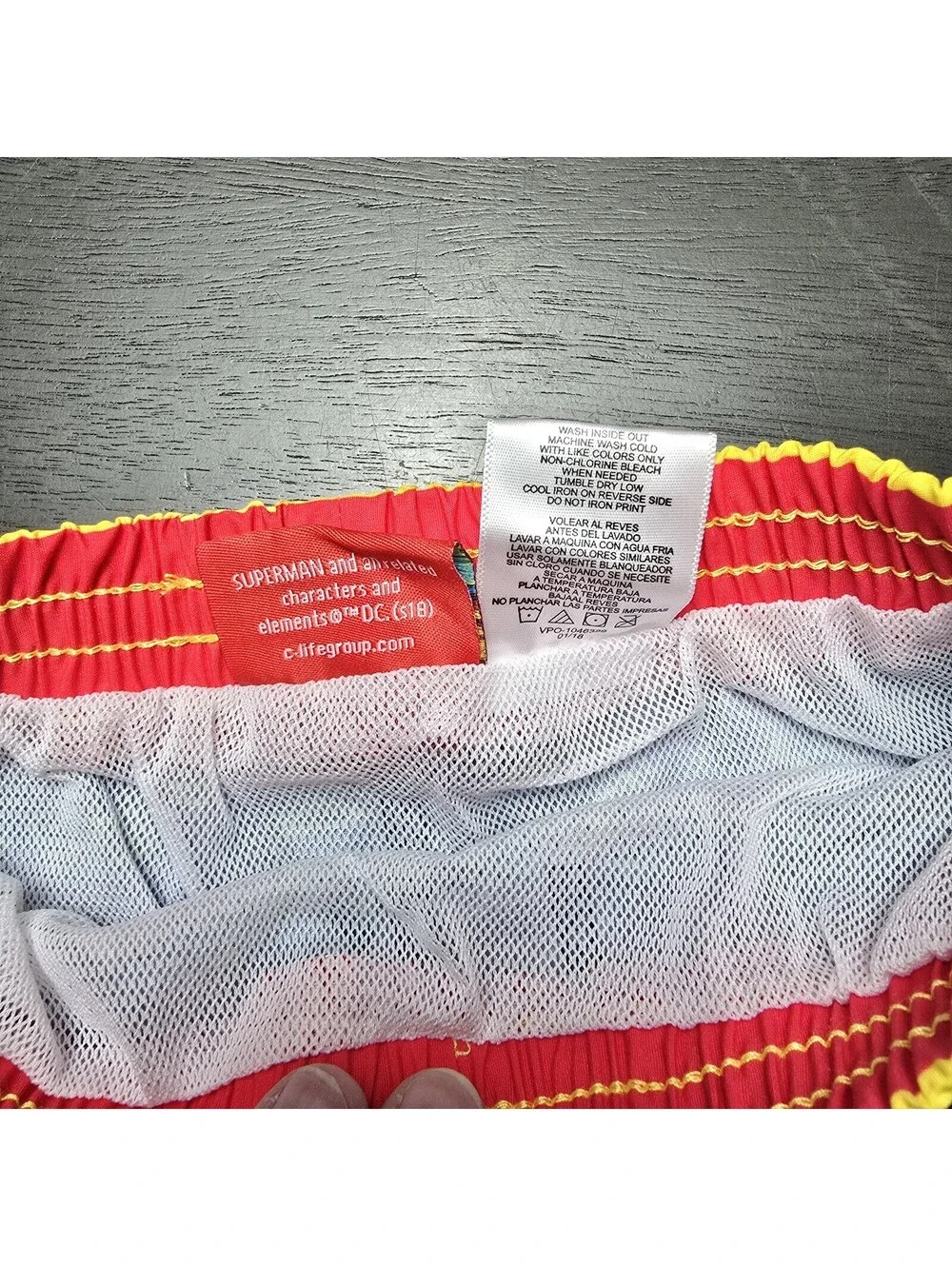 Superman UPF 50+ Rash Guard and Swim Trunks Shorts Swimsuit (Boys), 2pcs Size 3T